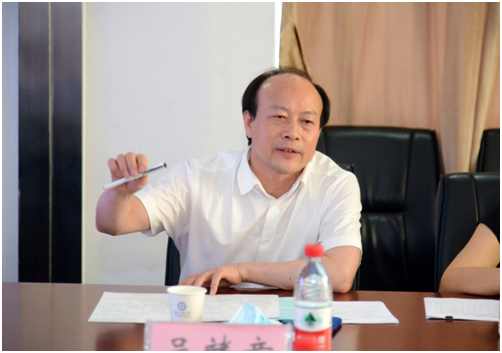 湖北省科技厅副厅长吴麟章率队来我校调研指导国际科技合作工作